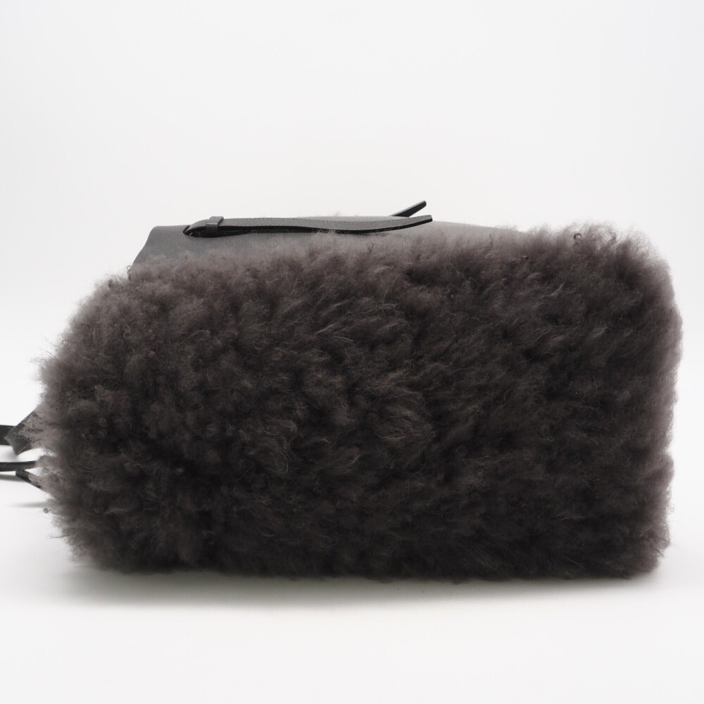 Valextra Fur Leather Large Tote Bag - Bag, Gray Leather, Polyester, Women's - Picture 4 of 15